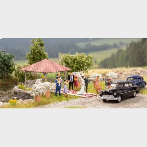 Havepavillon med scene 