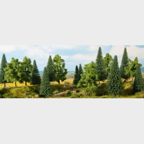 Tr�er 16 stk. ass. n�letr� /l�vtr� str. 4-10 cm