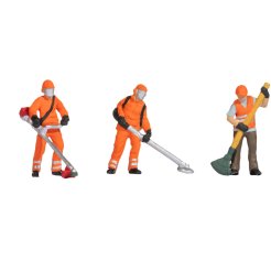 Arbejdsfolk m/redskaber. skala N