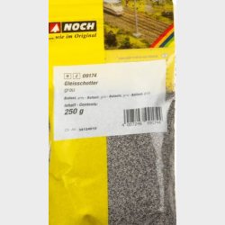 Gleisschotter, grau