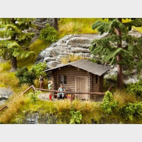 Skovhytte Laser-Cut ml: 6,5 x 5,1 x h 4 cm