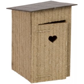 Laser-Cut toilet hus 2 St.