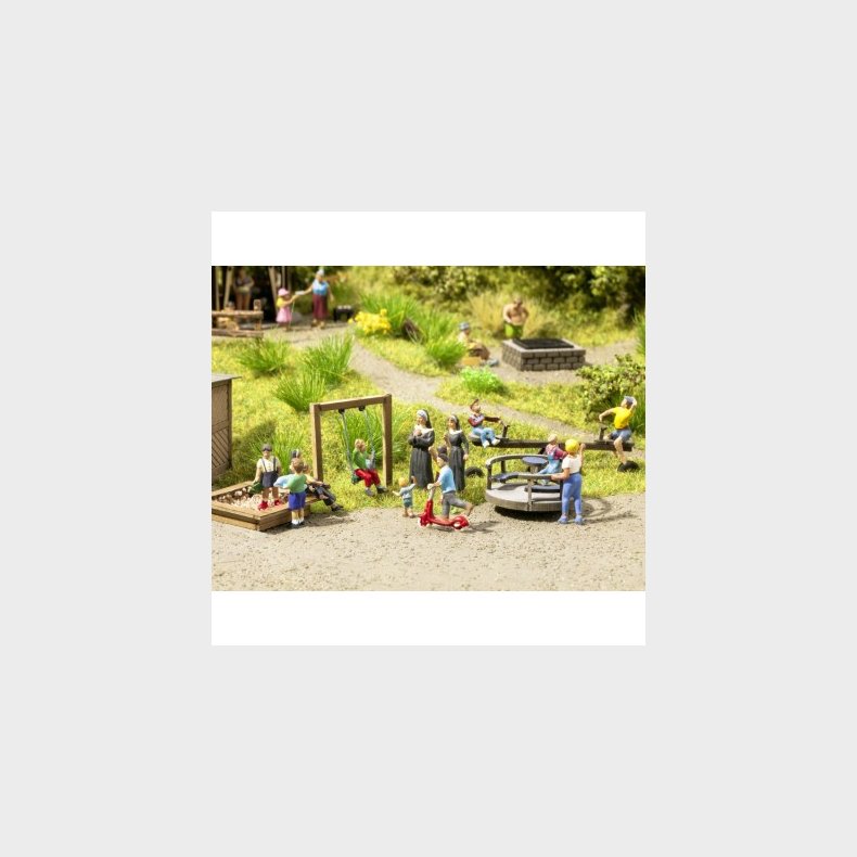 gynge, vippe, karrusel