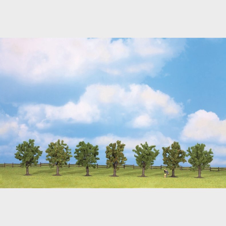 frugt tr�er gr�n, 7 stk. 8 cm