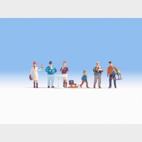 handlende ved marked