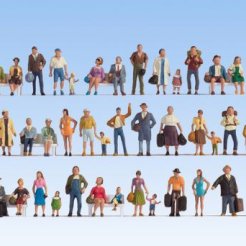 60 Figurer, siddende og gående