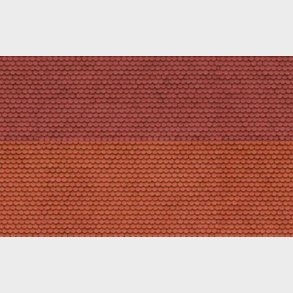 3D-Kartonplade Biberschwanz r�d