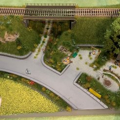 Noch diorama m/figurer