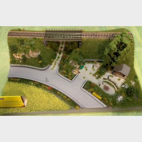 Noch diorama m/figurer