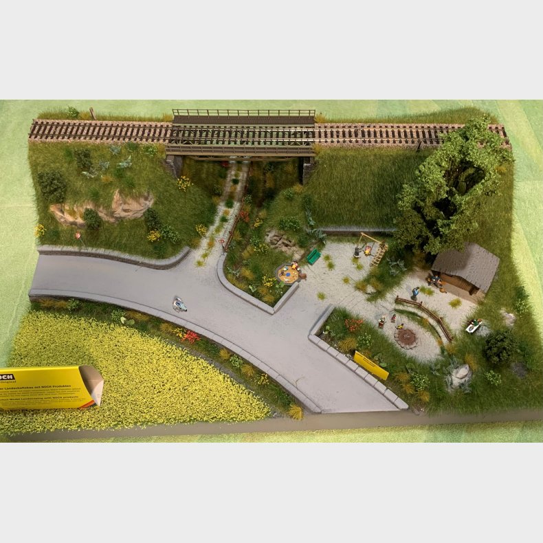 Noch diorama m/figurer