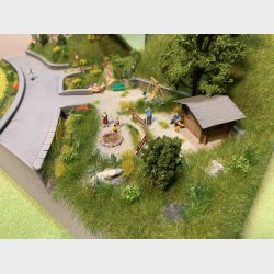 Noch diorama m/figurer