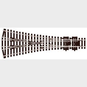 Sporskift 3 vejs radius 610