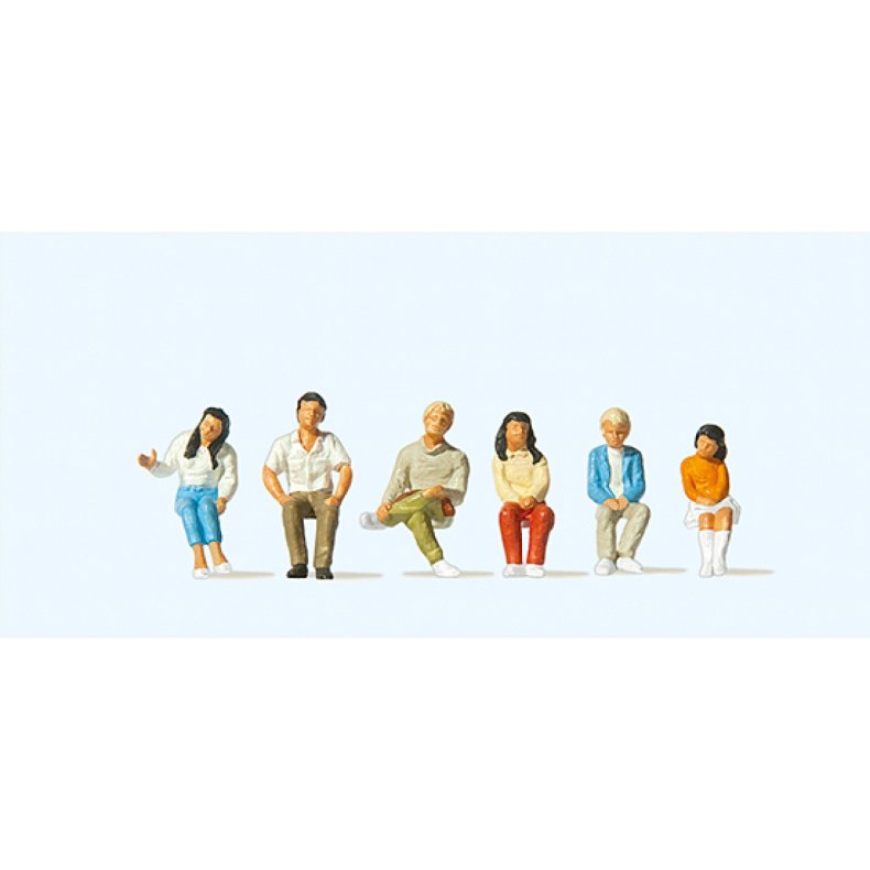 Siddende personer. HO