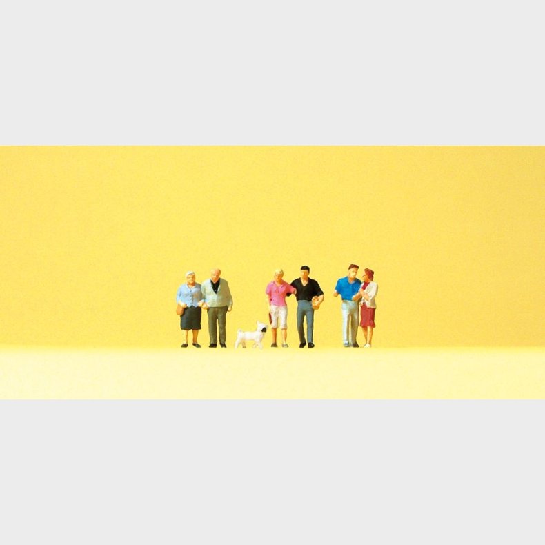 Preiser par der gr og en hund NYHED