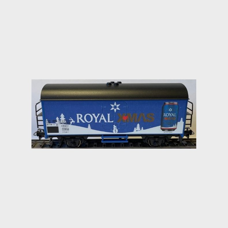 Royal X-mas blue reklamevogn NYHED