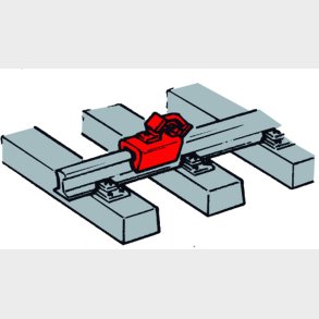 Hemmschuhe 12 Stk. gelb H0