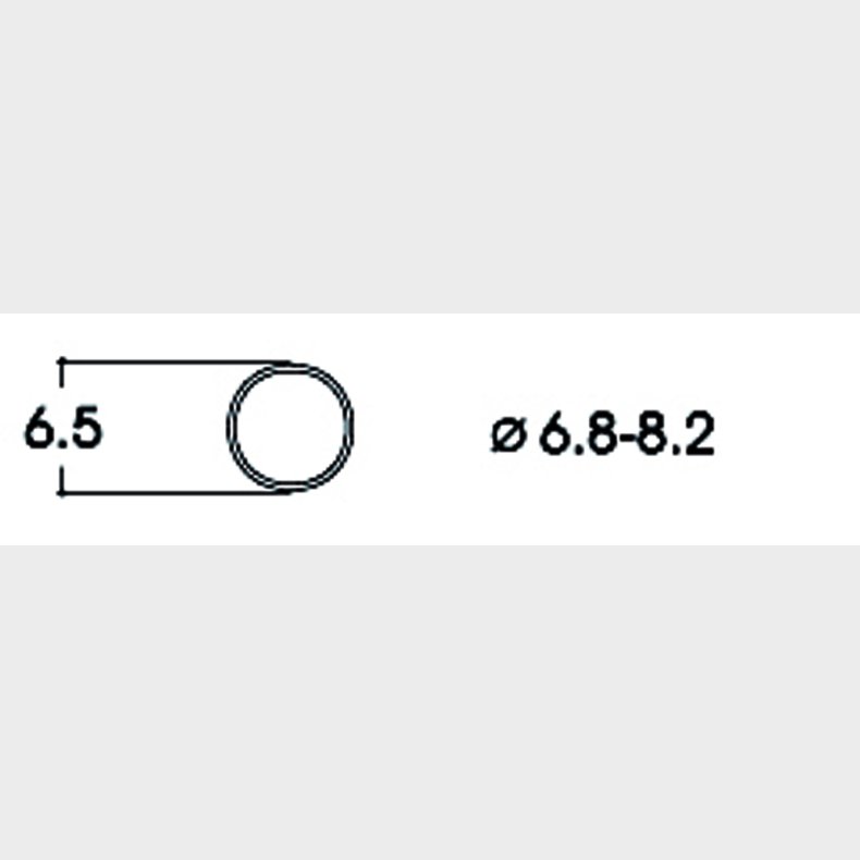 Haftrings 10Stk.6,8-8,2mm