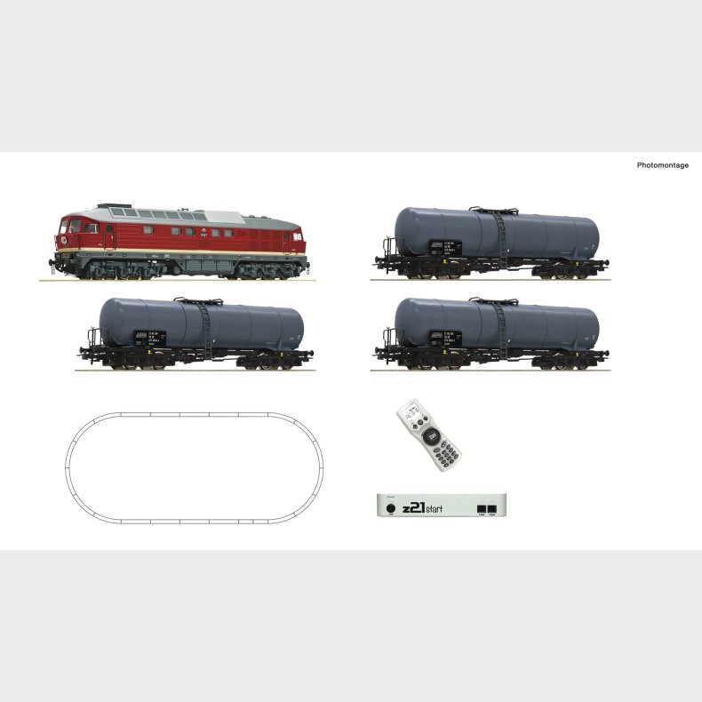 Startst digital z21 BR 132 + godsvogne DR 