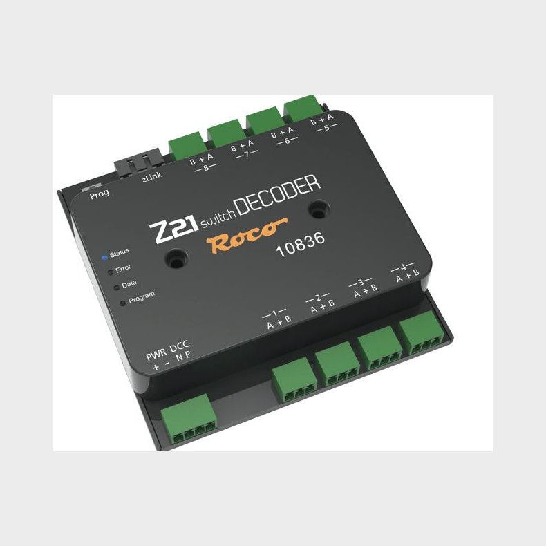 Z21 switch DECODER 8 sporskift