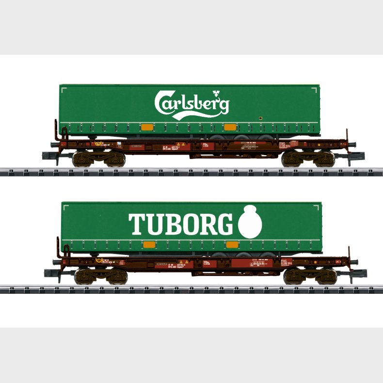 Lommevogne  m/Tuborg /Carlsberg container 
