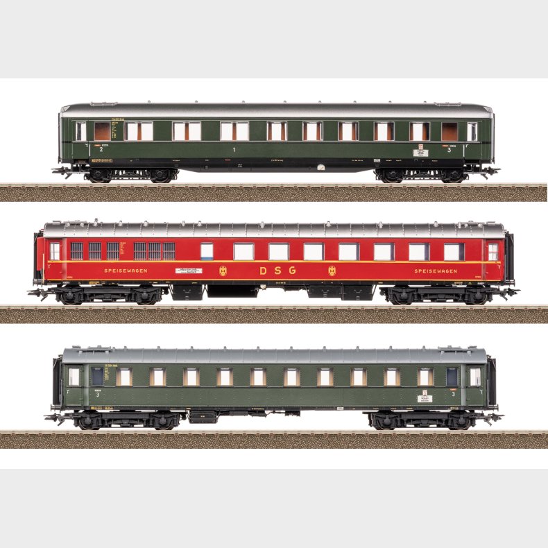 Schnellzug-Set 2 D74 DB