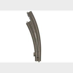 Bogenweiche links, schlank