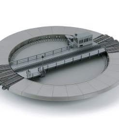 Drejeskive digital Trix-C-Gleis DCC m/2 sæt 66871