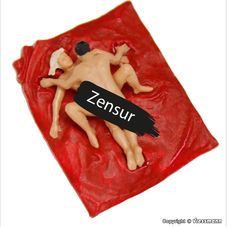 H0 Sexy Liebespaar i.Bett II