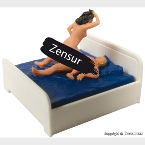 H0 Sexy Liebespaar im Bett