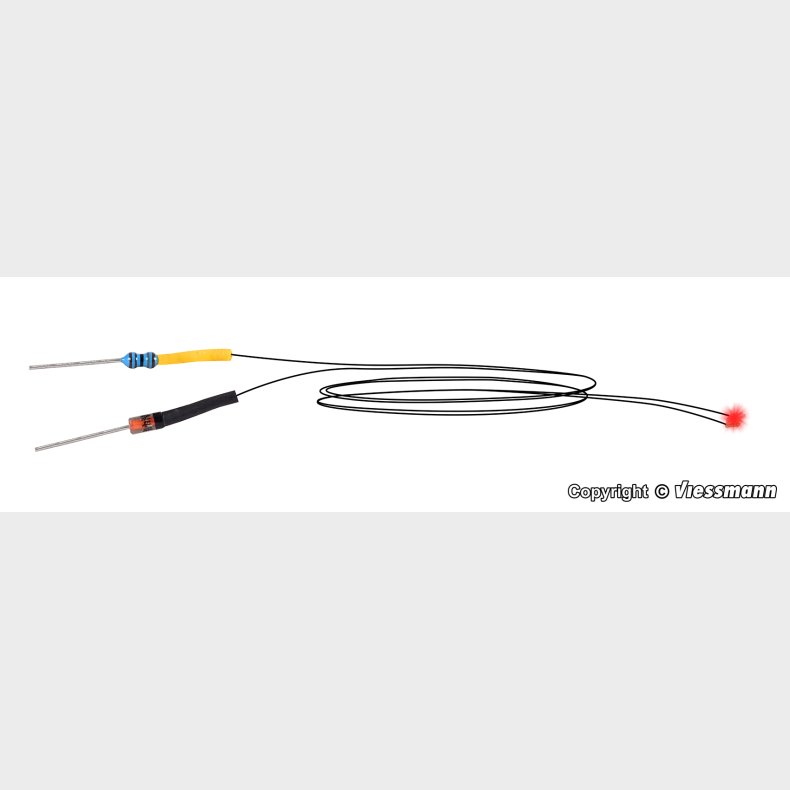 s�t LED r�d, 5 Stk