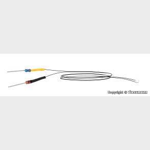 Set LED hvid, 5 Stk. klar til brug