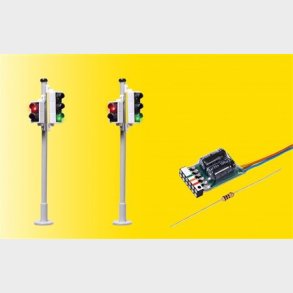 trafiklys med fodgngerlys, 2 Stk.