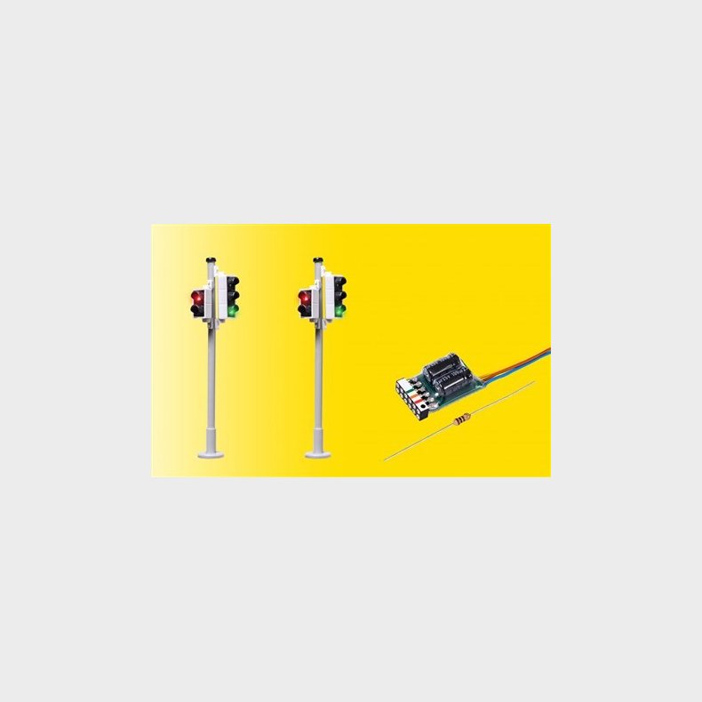 trafiklys med fodgngerlys, 2 Stk.