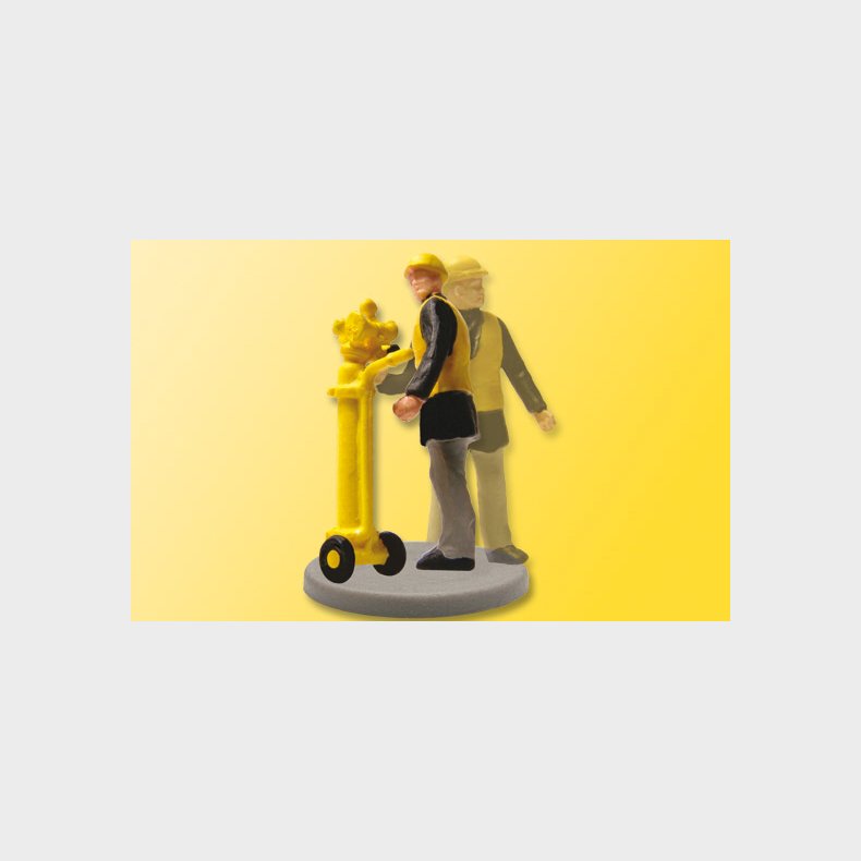 H0 Gleisbauarb. m. pneum.Horn 1 stk. tilbage 