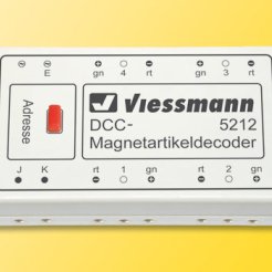 DCC-sporskift dekoder til 4.