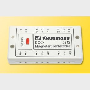 DCC-sporskift dekoder til 4.