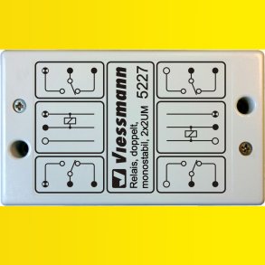 Relais, doppelt, monostabil,