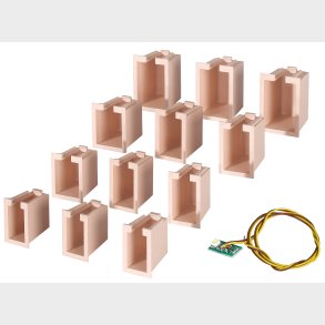 vinduesafsk�rmning til husbelysning med 1 LED