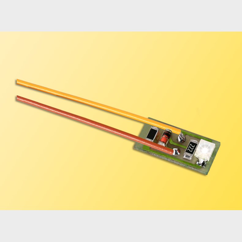 Husbelysning med 1 LED, hvid 10stk.