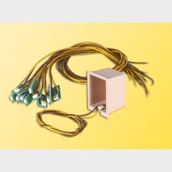 Husbelysning med 1 LED, hvid 10stk.