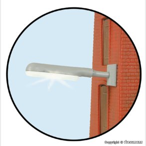 H0 industrilampe LED hvid