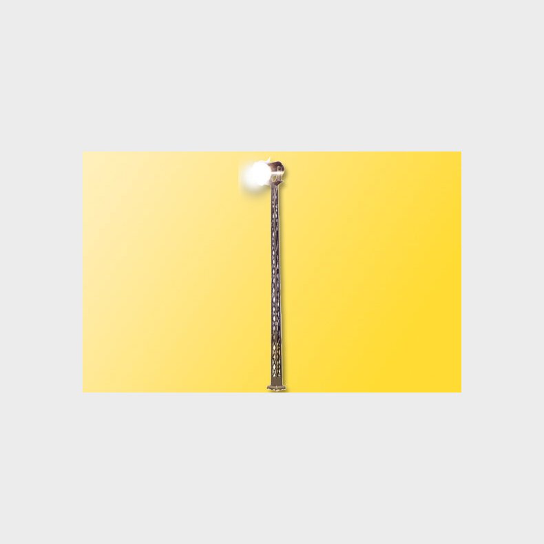 gittermast med spot LED hvid