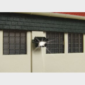 H0 spot lampe p� vippeholder LED Hvid