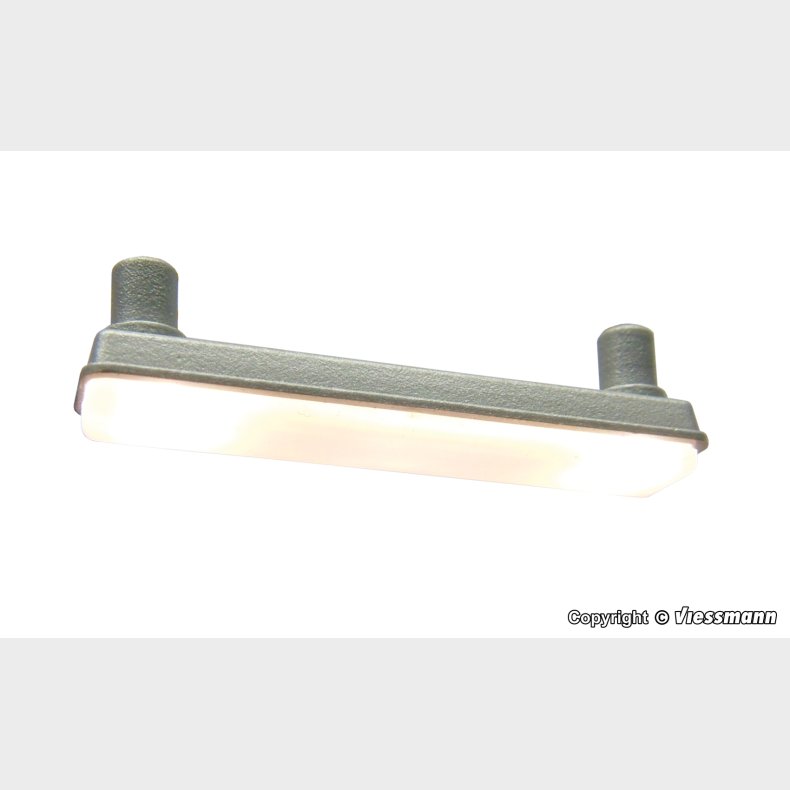 udh�ng / loftlampe 2 LED hvid
