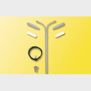 Gadelampe dobbelt bygges�t LED