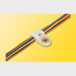 Kabelholdere m. skruer,100 stk