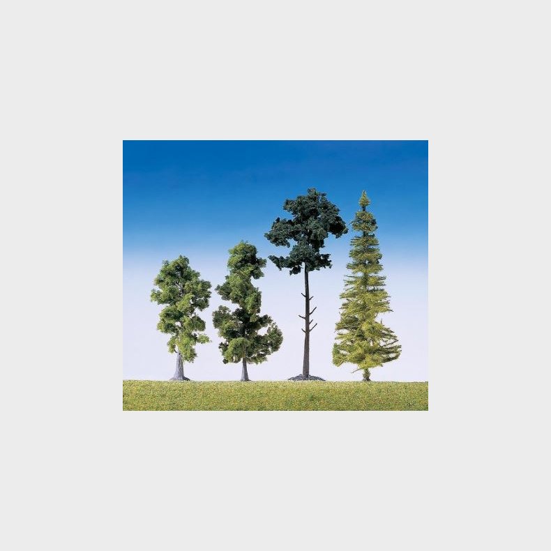 tr�mix blandet af 4 forskellige, 15 stk. 9 - 15 cm 