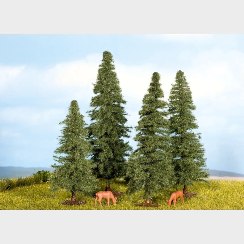 4 stk. Grantr�er 8-12 cm