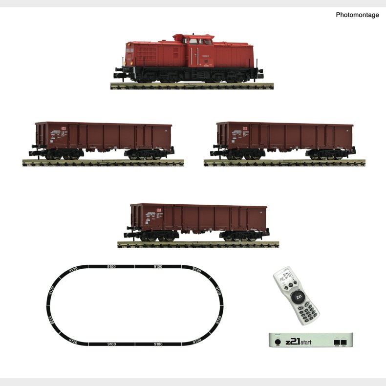 Digital startst z21 Diesellokomotiv 204 og godsvogne NYHED 