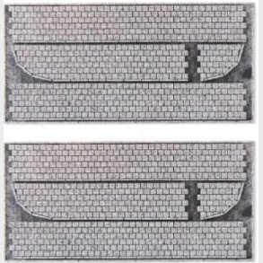 Struktur-Brgersteig fortov